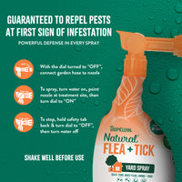 TropiClean Natural* Flea + Tick Yard Spray, 32oz