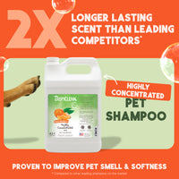 Sunsetting - TropiClean Sweet Mandarin High Concentrate Shampoo for Pets, 1 gal