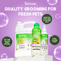 TropiClean Kiwi & Cocoa Butter Moisturizing Conditioner for Pets, 1 gal