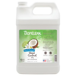 TropiClean Lime & Coconut Shed Control Shampoo for Pets, 1 gal
