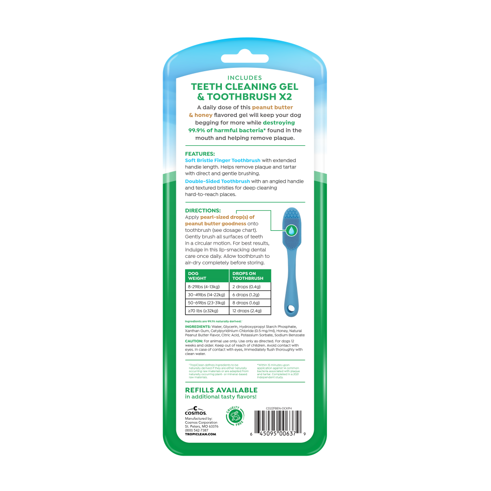 Fresh Breath Enticers Peanut Butter & Honey Oral Care Kit, 2oz