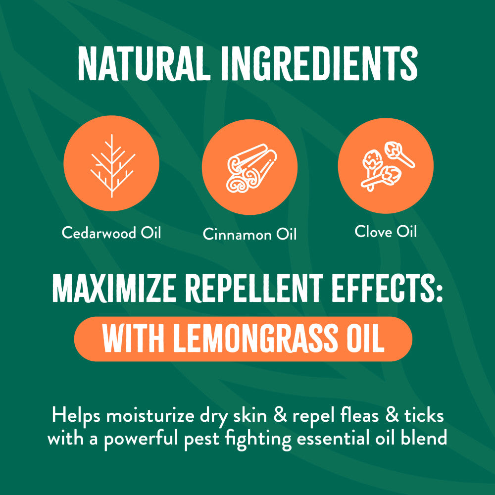 TropiClean Natural* Flea + Tick Dog + Home Easy Mist Spray, 14oz