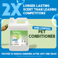 TropiClean Lime & Cocoa Butter Shed Control Conditioner for Pets, 1 gal
