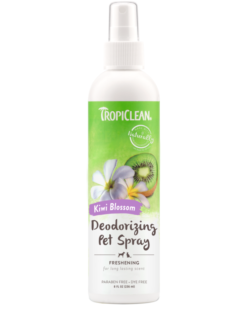 Sunsetting - TropiClean Kiwi Blossom Deodorizing Spray for Pets, 8oz