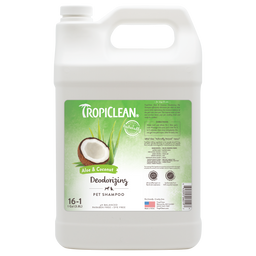 TropiClean Aloe & Coconut Deodorizing Shampoo for Pets, 1 gal
