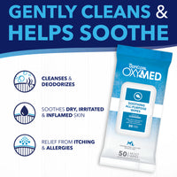 Sunsetting - TropiClean OxyMed Soothing Relief Wipes for Pets, 50ct