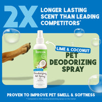 Sunsetting - TropiClean Lime & Coconut Deodorizing Spray for Pets, 8oz