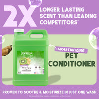 TropiClean Kiwi & Cocoa Butter Moisturizing Conditioner for Pets, 2.5 gal