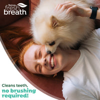 TropiClean Fresh Breath No Brushing Clean Teeth Dental & Oral Care Gel for Puppies, 2oz