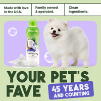 TropiClean Awapuhi & Coconut Whitening Shampoo for Pets, 1 gal