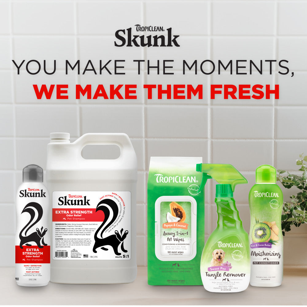 TropiClean Skunk Odor Control Shampoo, 1 gal