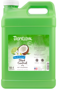 TropiClean Lime & Coconut Shed Control Shampoo for Pets, 2.5 gal