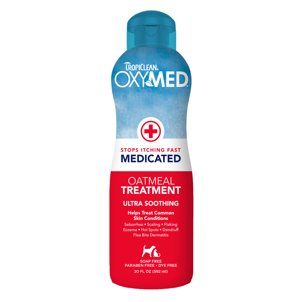 TropiClean OxyMed Medicated Anti-Itch Conditioning Treatment for Pets, 20oz