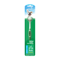 TropiClean Fresh Breath Triple Flex Toothbrush for Small and Medium Dogs