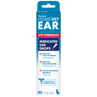 HomeVet Medicated Ear Drops, 2oz