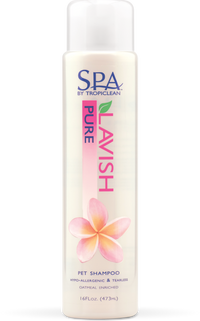 Sunsetting - SPA by TropiClean Lavish Pure Shampoo for Pets, 16oz