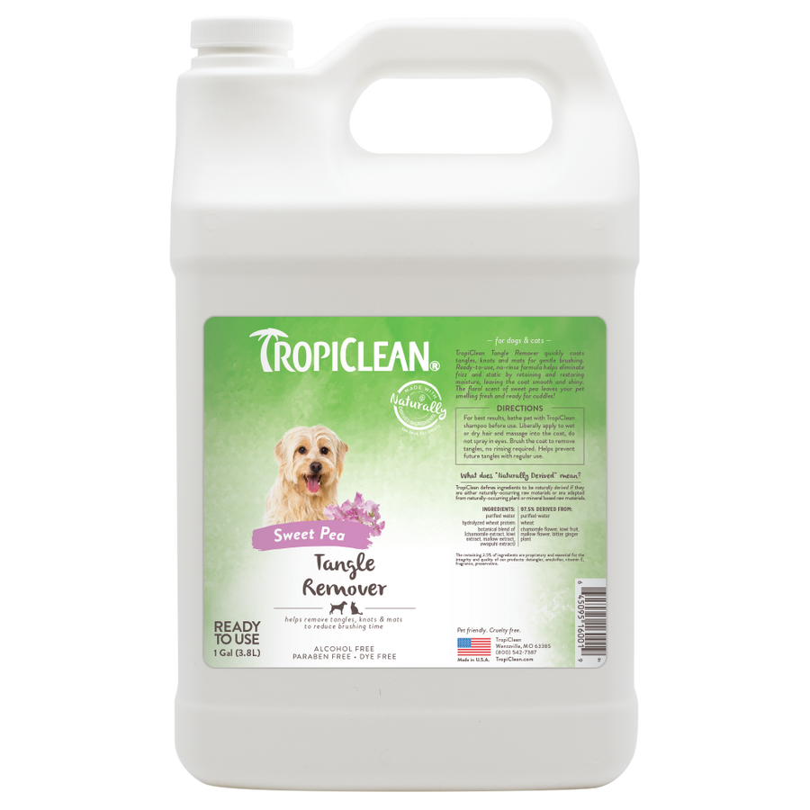 TropiClean TropiClean Tangle Remover Spray for Pets, 1 gal