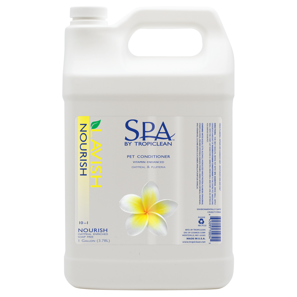 Sunsetting - SPA by TropiClean Lavish Nourish Conditioner for Pets, 1 gal