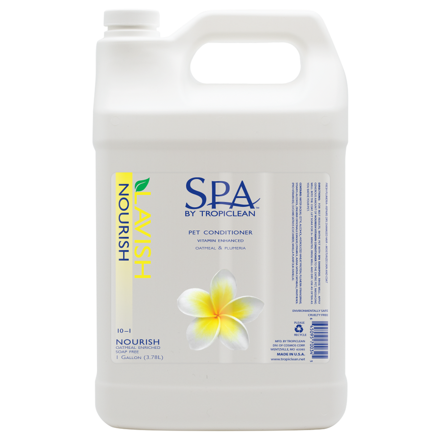 Sunsetting - SPA by TropiClean Lavish Nourish Conditioner for Pets, 1 gal