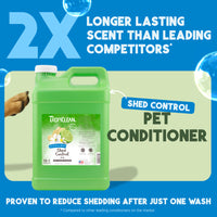 TropiClean Lime & Cocoa Butter Shed Control Conditioner for Pets, 2.5 gal