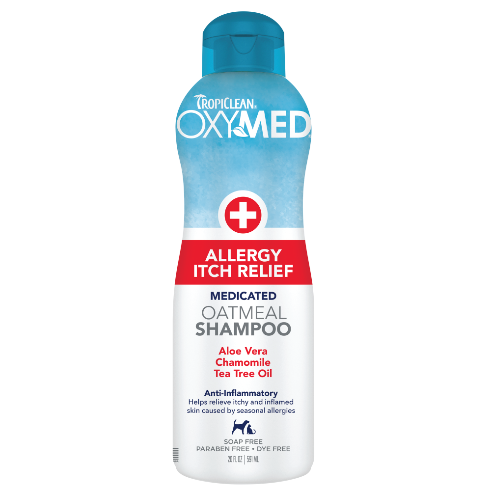 TropiClean OxyMed Allergy Itch Relief Shampoo, 20oz