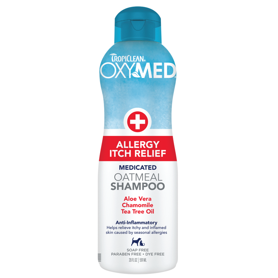 TropiClean OxyMed Allergy Itch Relief Shampoo, 20oz