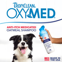 TropiClean OxyMed Medicated Anti Itch Shampoo for Pets, 1 gal