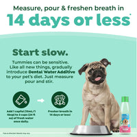 TropiClean Fresh Breath Dental Water Additive for Puppies, 8oz