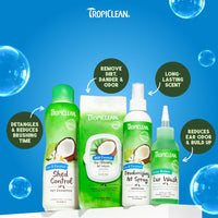 TropiClean Lime & Cocoa Butter Shed Control Conditioner for Pets, 1 gal