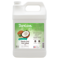 TropiClean Oatmeal & Tea Tree Medicated Itch Relief Shampoo for Pets, 1 gal