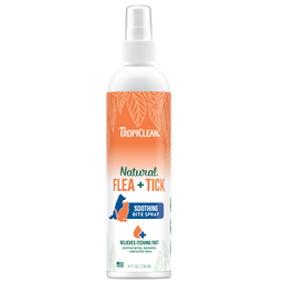TropiClean Natural* Flea + Tick Bite Relief  Spray, 8oz