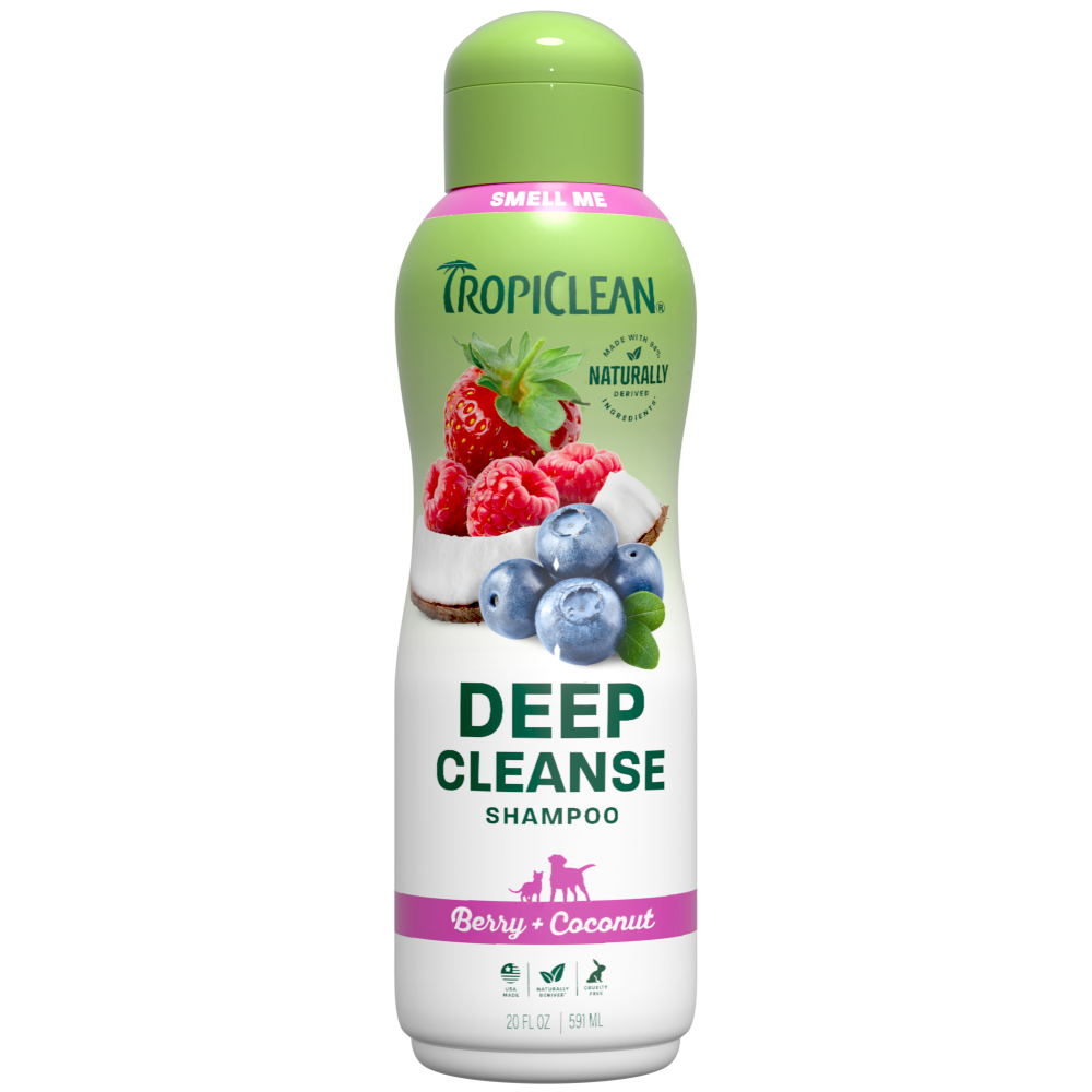 TropiClean Deep Cleanse Shampoo for Pets, 20oz - Lined Cap