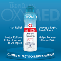 TropiClean OxyMed Allergy Itch Relief Shampoo, 20oz