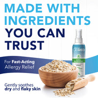 TropiClean OxyMed Hypoallergenic Anti Itch Spray for Dogs, 8oz