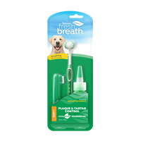 TropiClean Fresh Breath Plaque & Tartar Control Kit for Large Dogs