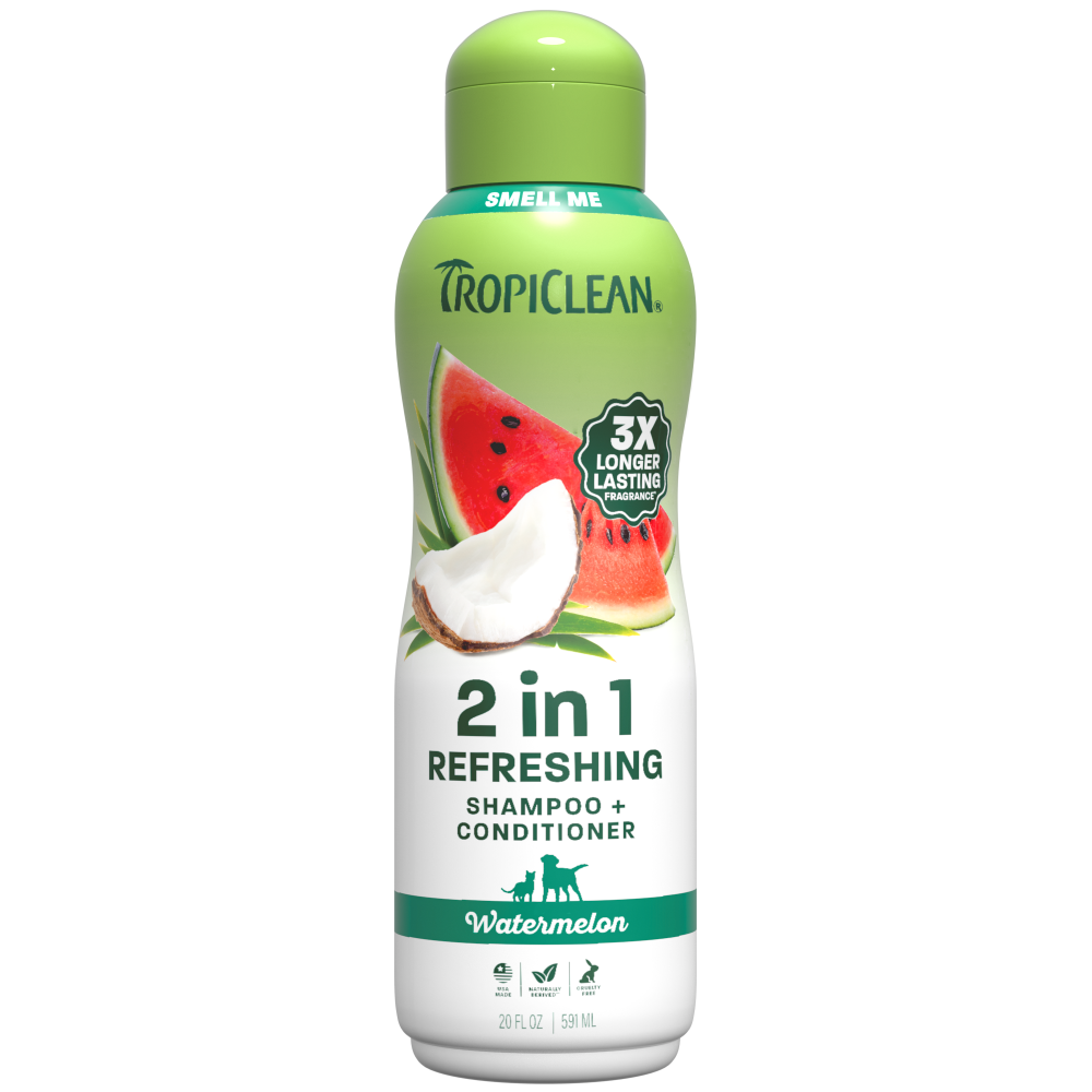 TropiClean 2 In 1 Refreshing Shampoo + Conditioner, 20oz