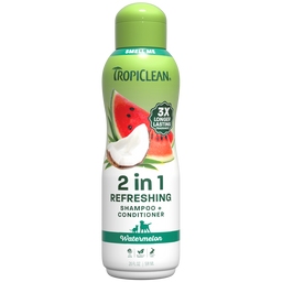 TropiClean 2 In 1 Refreshing Shampoo + Conditioner, 20oz