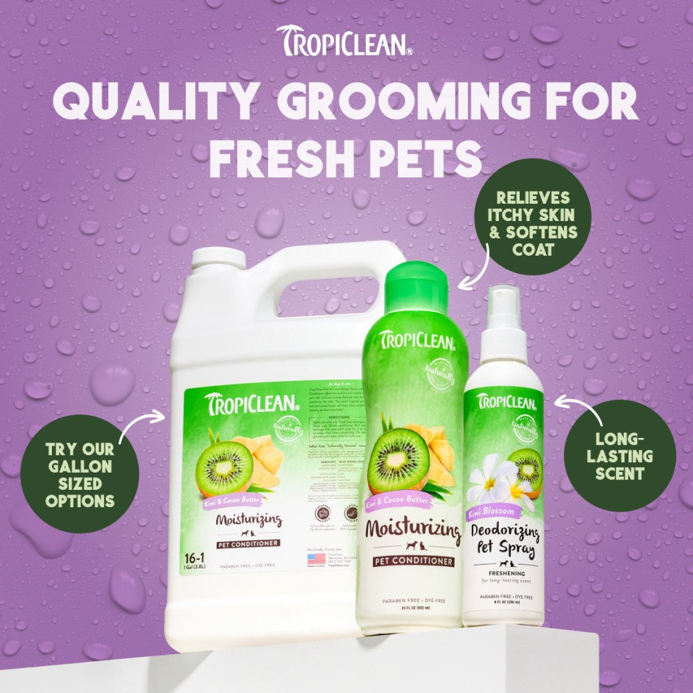 Sunsetting - TropiClean Kiwi Blossom Deodorizing Spray for Pets, 8oz