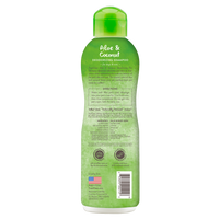 TropiClean Aloe & Coconut Deodorizing Shampoo for Pets, 20oz - Lined Cap