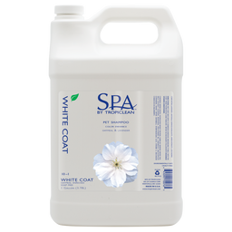 Sunsetting - SPA by TropiClean Lavish White Coat Shampoo for Pets, 1 gal