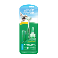 TropiClean Fresh Breath Plaque & Tartar Control Kit for Small & Medium Dogs