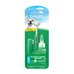 TropiClean Fresh Breath Plaque & Tartar Control Kit for Small & Medium Dogs