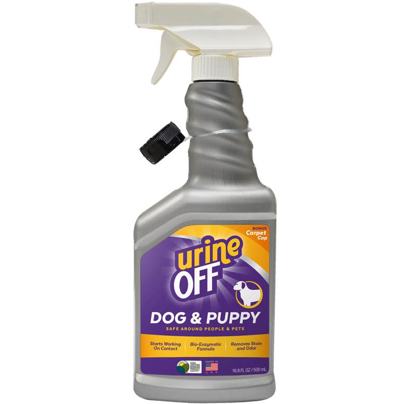 Urine Off Dog & Puppy Hard Surface Sprayer with Carpet Applicator Cap, 16.9oz