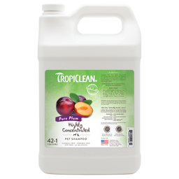 TropiClean Pure Plum High Concentrate Shampoo for Pets, 1 gal