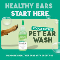 TropiClean Postbiotic Ear Wash for Pets, 4oz