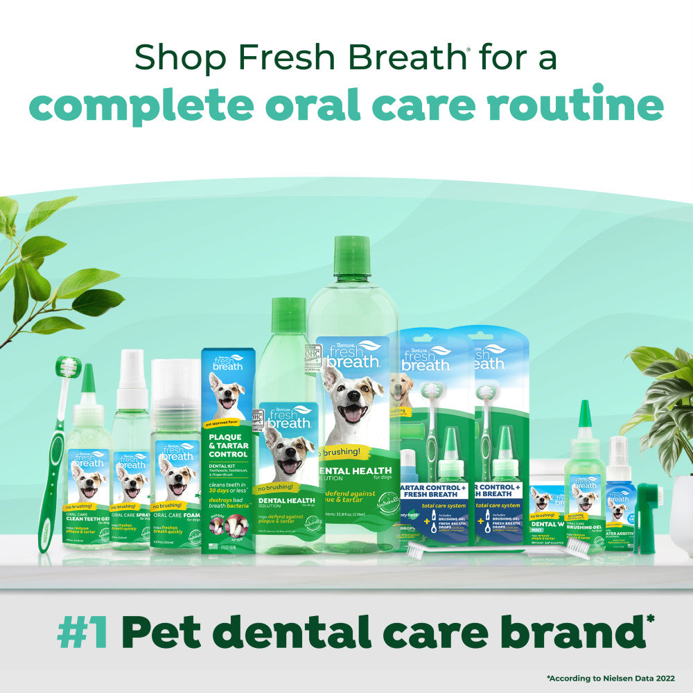 TropiClean Fresh Breath Cat Dental Water Additive Concentrate, 2.2 oz
