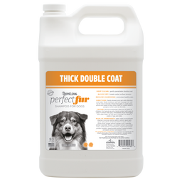 TropiClean PerfectFur Thick Double Coat Shampoo for Dogs, 1 gal
