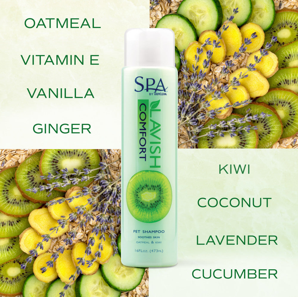 Sunsetting - SPA by TropiClean Lavish Comfort Shampoo for Pets, 1 gal