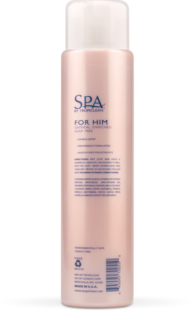 Sunsetting - SPA by TropiClean Lavish For Him Shampoo for Pets, 16oz