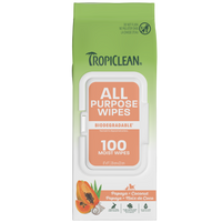 TropiClean All-Purpose Pet Wipes, 100ct